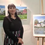 Malovaný Újezd –⁠ zmizelá vesnice si zasloužila obnovit alespoň na plátně, říká malířka Petra Blaženková